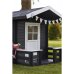 PLUS Spielhaus mit Terrasse - 198 x 162 x 153 cm unbehandelt