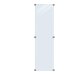 PLUS Glaszaun, klares Glas 55,4 x 176 cm