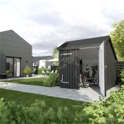 PLUS Fahrradunterstand m / Doppeltür 5,7 m² -...