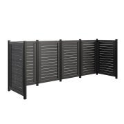 PLUS Lund Mülltonnenabtrennung - 325 x 85 x 132cm
