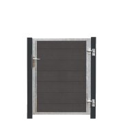 PLUS Futura WPC-Tor rechts - 99×127 cm + 16 cm...