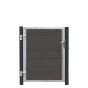 PLUS Futura WPC-Tor links - 99×127 cm + 16 cm...