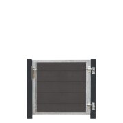 PLUS Futura WPC-Tor rechts - 99×91 cm + 16 cm...