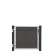 PLUS Futura WPC-Tor links - 99×91 cm + 16 cm...