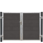 PLUS Futura Doppeltor links - 197×145 cm + 16 cm...