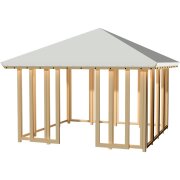 PLUS Pavillon 41 - 4 Seiten geschlossen - mit doppelter...