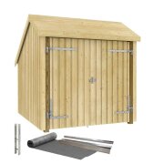 PLUS Fahrradunterstand m / Doppeltür 5,7 m² -...