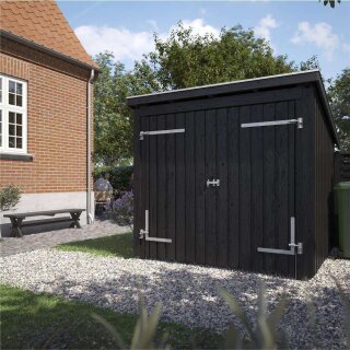 PLUS Nordic Fahrradunterstand 5 m² - 1 Modul Doppeltür