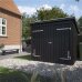 PLUS Nordic Fahrradunterstand 5 m² - 1 Modul Doppeltür m. Dachpappe / Aluleisten / H-Pfostenfüße