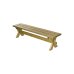 PLUS Nostalgie Plankenbank - 177 cm