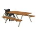 PLUS Alpha Kombimöbel - 177 cm - Farbgrundiert Teak
