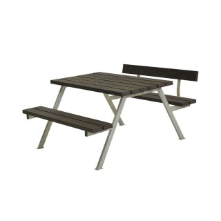 PLUS Alpha Kombimöbel mit 1 Rückenlehne - 118 cm - ReTe x - Schwarz