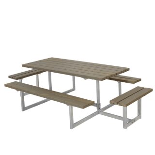 PLUS Basic Kombimöbel mit 2 Anbausätzen - 260 cm - Graubraun