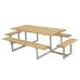 PLUS Basic Kombimöbel m/2 Anbau 260x160x73/45 cm Thermowood