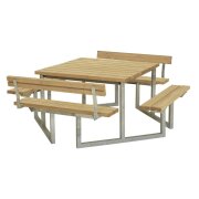 PLUS Twist Sitzgruppe m/2 Rückenlehnen 204x227x76/45...