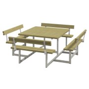 PLUS Picnic Kombimöbel m / 4 Rückenlehnen - 224...