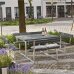 PLUS Picnic Kombimöbel m / 2 Rückenlehnen - 224 cm - ReTe x - Grau