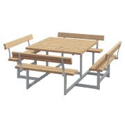 PLUS Picnic Kombimöbel m/4 Rückenlehnen...