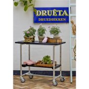 PLUS Urban Picknick Pflanz- / Grilltisch - 100 cm - Schwarz