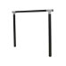 Plus Cubic Schaukelgestell exkl. Kabinerhaken 268x9x209 cm - exkl. Schaukelsitzen Druckimprägniert farbgrundiert RAL 9005 Schwarz