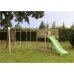 PLUS Play Spielturm mit Schaukelanbau inkl. grüner Rutsche