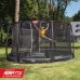BERG Trampolin Rund 380 cm Champion InGround Grau + Sicherheitsnetz Deluxe AIRFLOW pro