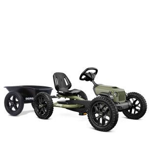 BERG Gokart Buddy Jeep Wrangler BFR 2025 mit Anhänger