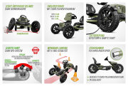 BERG Gokart Buddy Jeep Wrangler BFR 2025 mit Anhänger