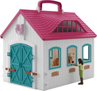 schleich® HORSE CLUB 42703 Offenstall Kleines Hufeisen