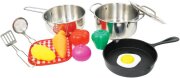 SpielMaus Küche Edelstahl Topfset, 13-teilig