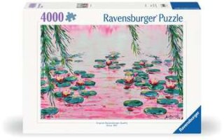 Ravensburger Rosafarbene Seerosen von Mauro Bergonzoli 4000 Teile Puzzle