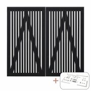 PLUS Sendai Doppeltor inkl. Beschläge