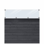 PLUS Klink Profil-Zaun inkl. Glas