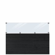 PLUS Plank Profil-Zaun inkl. Glas
