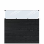 PLUS Plank Profil-Zaun inkl. Glas