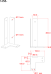 PLUS Eck Pfostenfuss f/Fundament feuerverzinkt inkl. Schrauben und Schutzkappen