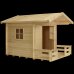 PLUS Spielhaus m/Terrasse inkl. Dachpappe