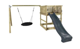 PLUS Play Spielturm inkl. Schaukelanbau