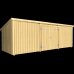 PLUS Nordic Multi Gartenhaus 14 m2 - 3 Modulen - geschlossener Fassade