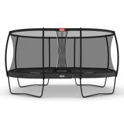 BERG Trampolin Oval Grand Champion Regular 520 grau +...