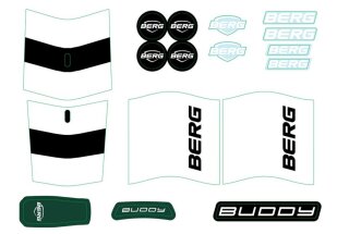 Buddy 2.0 - Aufkleber-Set Retro Green