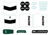 Buddy 2.0 - Aufkleber-Set Retro Green