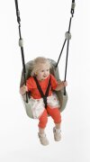 Dice Klettergerüst Zubehör Kunststoff Babyschaukel 3 in 1 Schaukel grün/hellgrün (Pastellfarbe) passend zu Berg PlayBase
