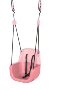Dice Kunststoff Babysitz 3 in 1 Schaukel Rosa/ Hellrosa...