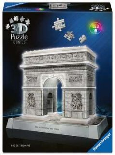 Ravensburger 3D Puzzle Iconics Iconics: Triumphbogen Paris - mit Licht