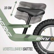 BERG Laufrad Biky Cross Grün Handbrake 12 Zoll