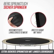 BERG Trampolin Grand Favorit InGround 520 Grey + Safety...