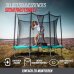 BERG Trampolin Grand Favorit InGround 520 Green + Safety Net Comfort Airflow