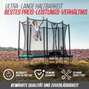 BERG Trampolin Ultim Favorit Regular 280 Grey + Safety Net Comfort Airflow