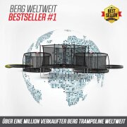 BERG Trampolin Ultim Favorit Regular 280 Grey + Safety Net Comfort Airflow